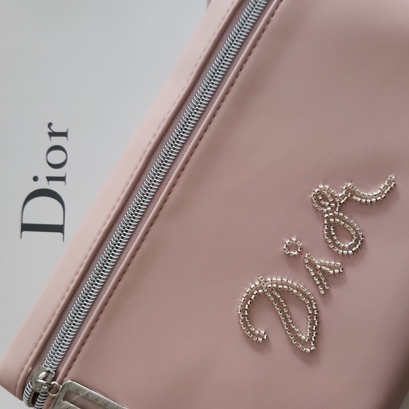 Big!!! Beaded BLUSH Pink GWP Pouch.. So Pretty! GREAT GIFT! - Picture 10 of 12